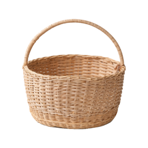 Natural Woven Carry Basket