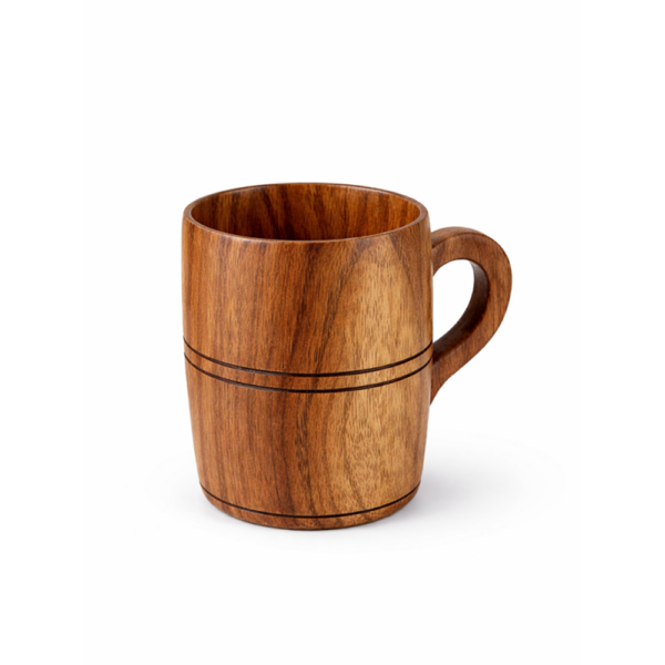 Large Wooden Mug - Bold Heritage