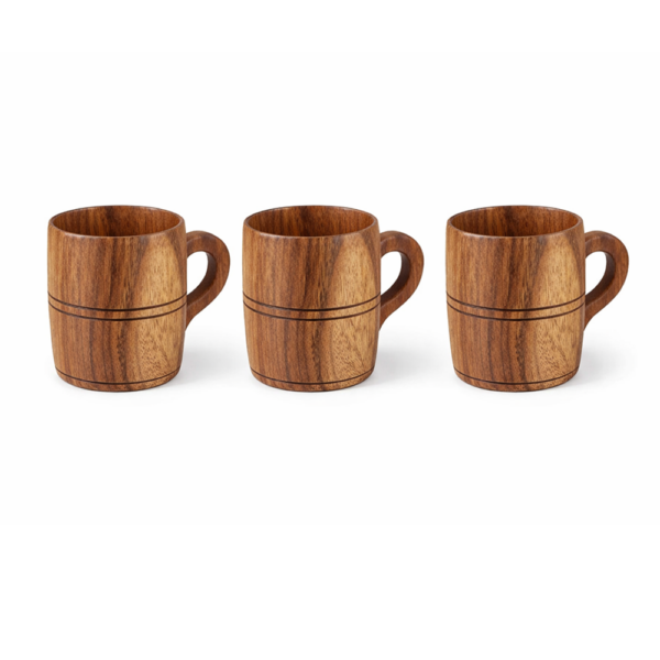 Large Wooden Mug - Bold Heritage