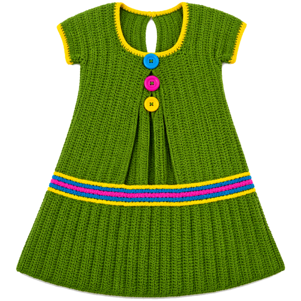 Bapedi Crochet Dress – Green Heritage Edition