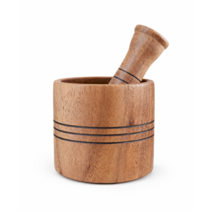 Wooden Mortar & Pestle – Natural Kitchen Essential